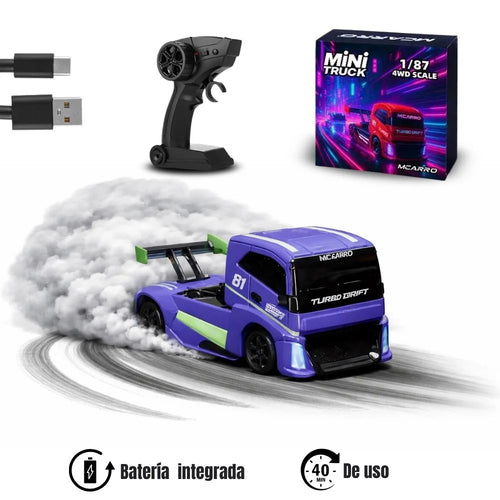 Mini Camión Drift 4WD 2.4GHz - 40min de Uso